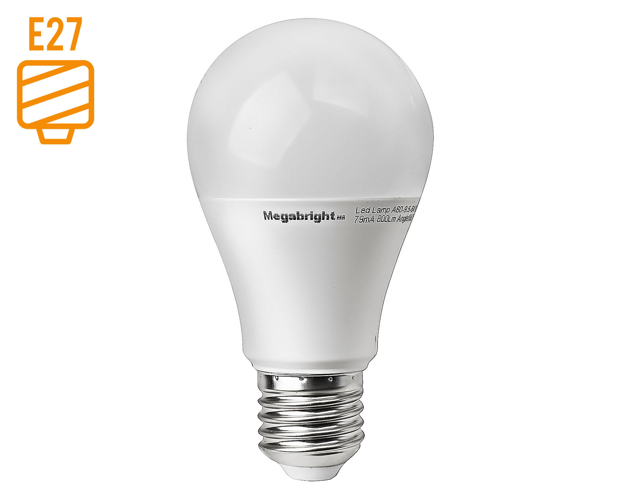 Ampolleta Bright LED 13W E27 luz fría Megabright