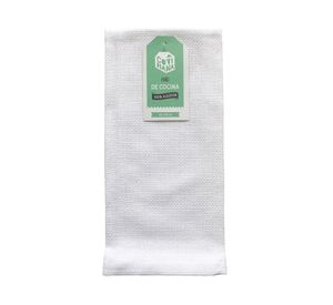 Paño cocina 40x60 cm Waffle blanco Cotidiana