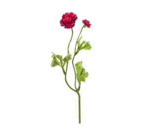 Flor artificial Ranúnculo doble burgundy The Garden.