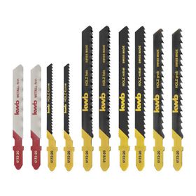 Hoja sierra caladora 10 piezas KWB.