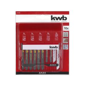 Hoja sierra caladora 10 piezas KWB.