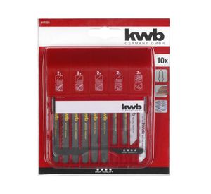 Hoja sierra caladora 10 piezas KWB.