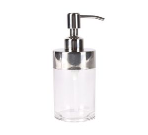 Dispensador jabón silver/transparente Cotidiana.
