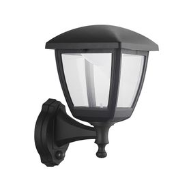 Farol pared LED con sensor Temis negro Abitare