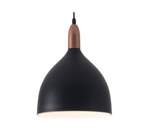 Lámpara colgar 1L E27 PLA2502 negro Tempora