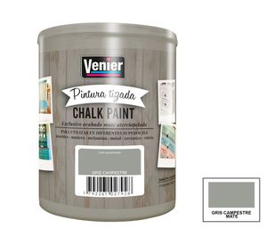 Pintura tizada 1 litro Chalk Paint Gris Campestre mate