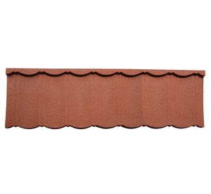 Teja gravillada Treviso rojo 0,4 x 420 x 1340 mm