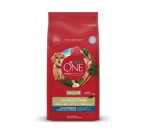 Alimento perro cachorro 2 kg pollo y carne Purina One.