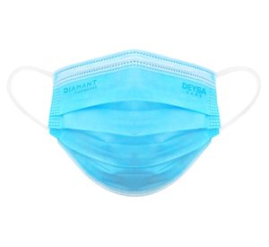 Mascarilla desechable Nanocoat celeste 50 unidades DeysaCare.