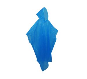 Poncho de emergencia Biodegradable azul Alaska.