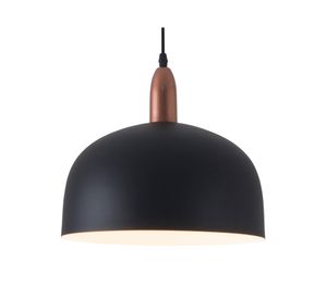 Lámpara colgar 1L E27 PLA2503 negro Tempora