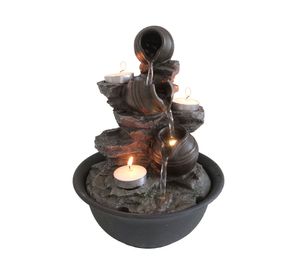 Fuente agua Cantaros LED Outzen