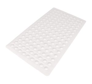 Piso antideslizante 40x70 cm blanco Cotidiana.