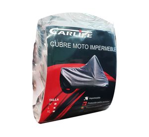 Cubre moto XL Impermeable gris Carlife.