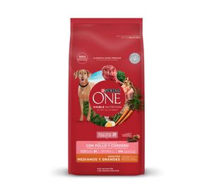 Alimento perro adulto 2 kg mediano/grande pollo y cordero Purina One.