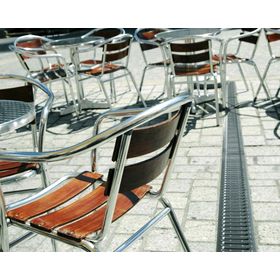 Rejilla canaleta piso 1 m Vinilit.