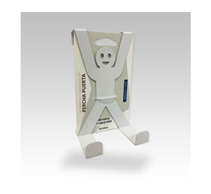Percha puerta H blanco Ducasse Industrial