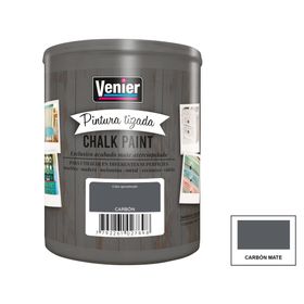 Pintura tizada 1 litro Chalk Paint Carbón mate