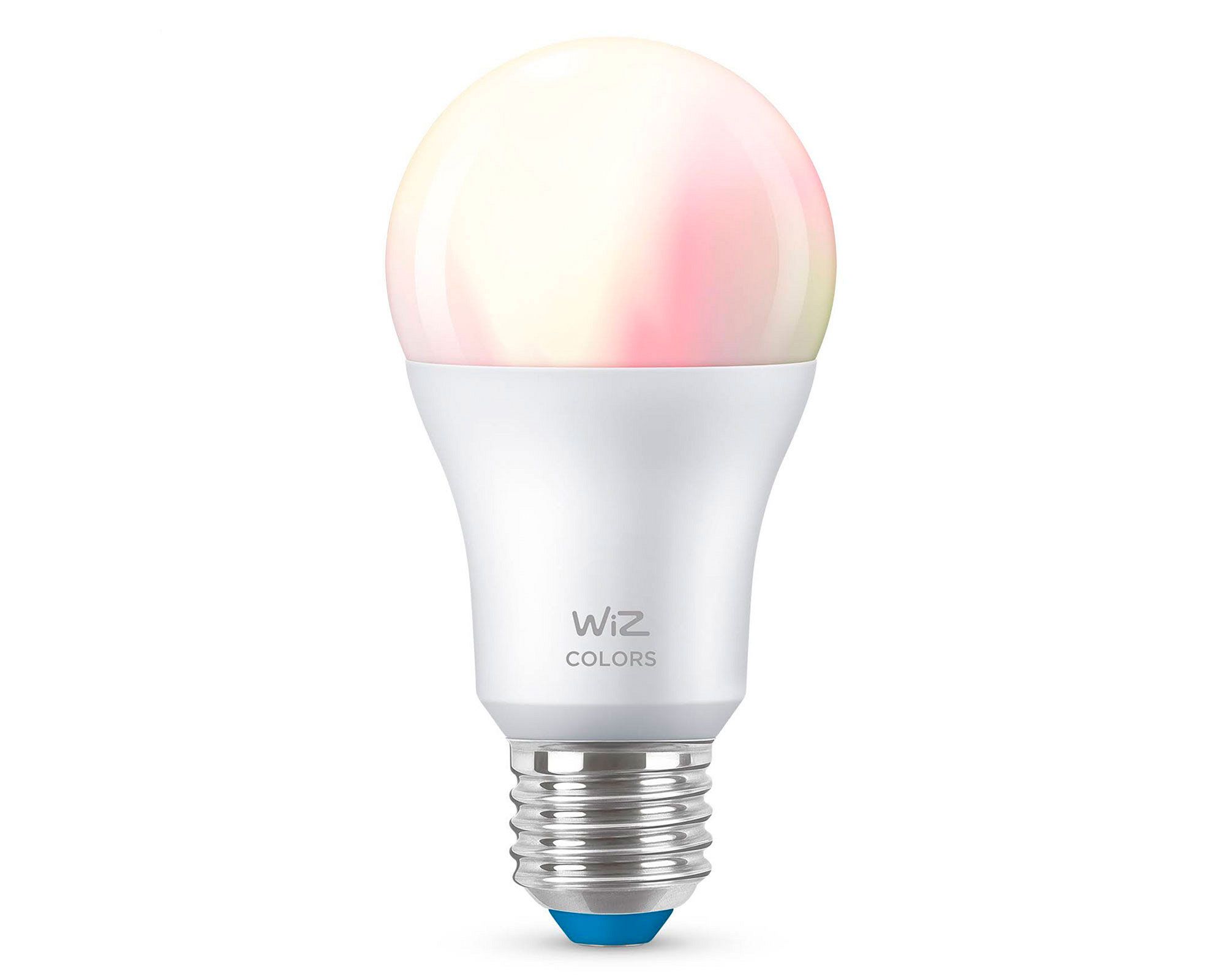 Ampolleta 8W E27 luz fría/cálida A60 colors Wiz.