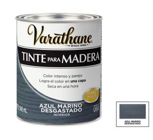 Tinte para madera 946 ml azul marino mate Varathane.