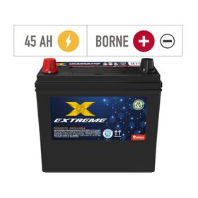 Batería 45AH 380CCA derecho MF55B24RS Extreme.