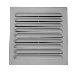 Celosía plana plástico 30x30 cm gris