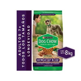 Alimento perro senior 8 kg Dog Chow.