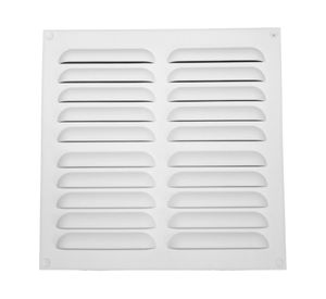 Celosía plana plástico 23x23 cm blanco