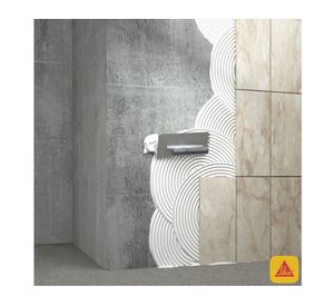 Adhesivo cerámico 1 tineta Sikaceram 300 gris Sika.