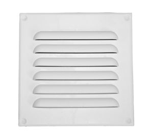 Celosía plana plástico 15x15 cm blanco