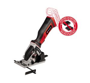 Sierra circular inalámbrica 89 mm 18V TE-CS 18/89 Li-Solo Einhell.