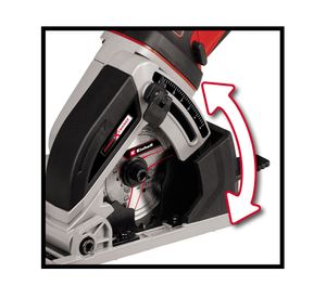 Sierra circular inalámbrica 89 mm 18V TE-CS 18/89 Li-Solo Einhell.