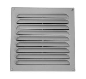 Celosía plana plástico 20x20 cm gris