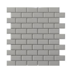 Malla mosaico 30x30 cm Bise gris Norglas