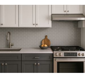 Malla mosaico 30x30 cm Bise gris Norglas