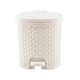 Basurero 11.5 litros Símil ratán Cotidiana