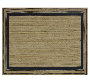 Alfombra 120x180 cm Trenzado 2 natural/negro Cotidiana