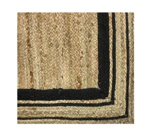 Alfombra 120x180 cm Trenzado 2 natural/negro Cotidiana