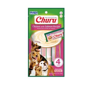 Snack perro 0,56 kg Churu pollo salmón Inaba.