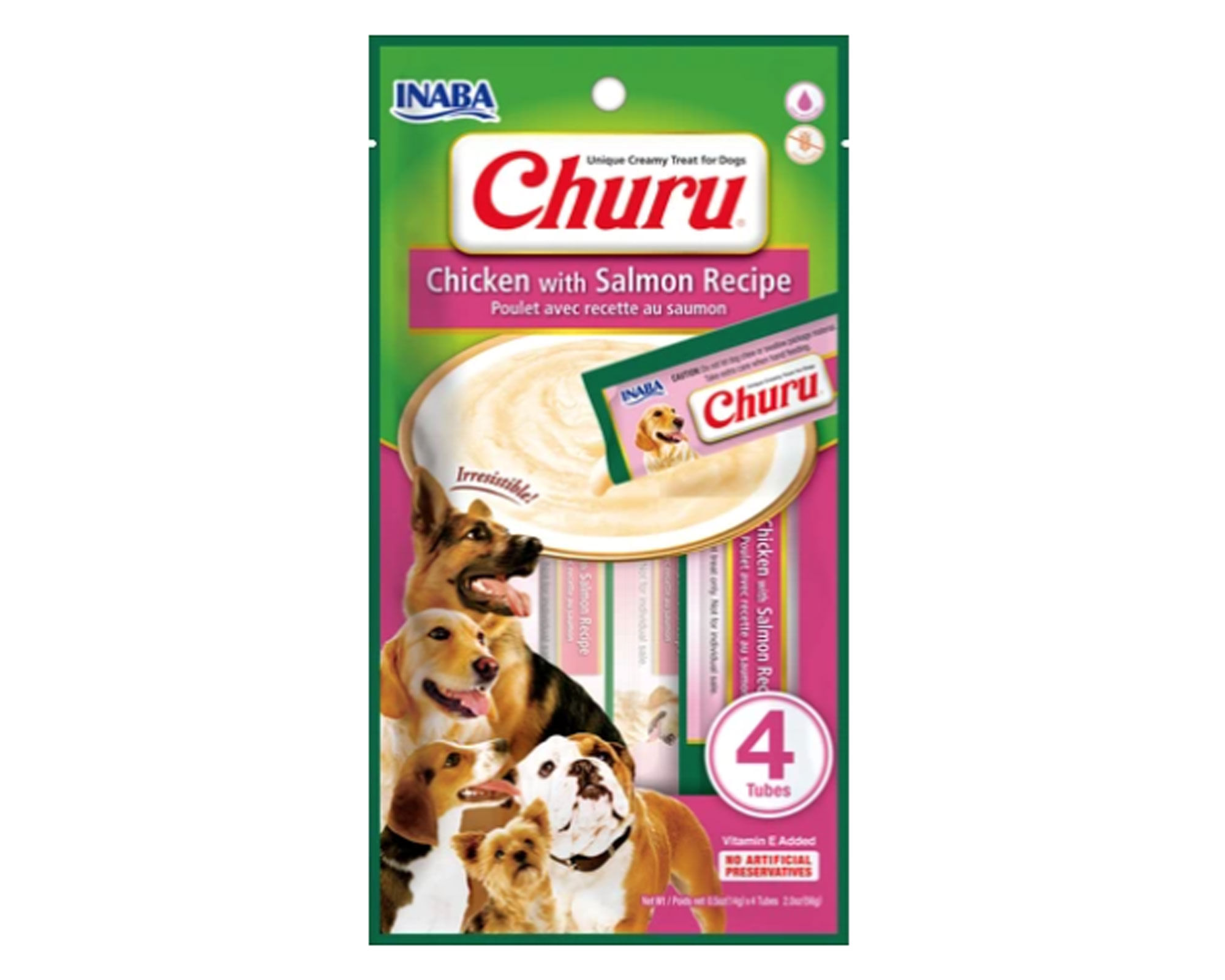 Snack perro 0,56 kg Churu pollo salmón Inaba. a $2.190