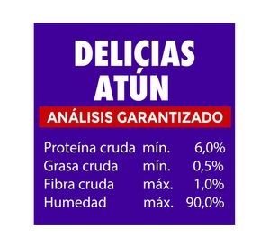 Snack gato 56 gr Delicias atún Champion Cat.