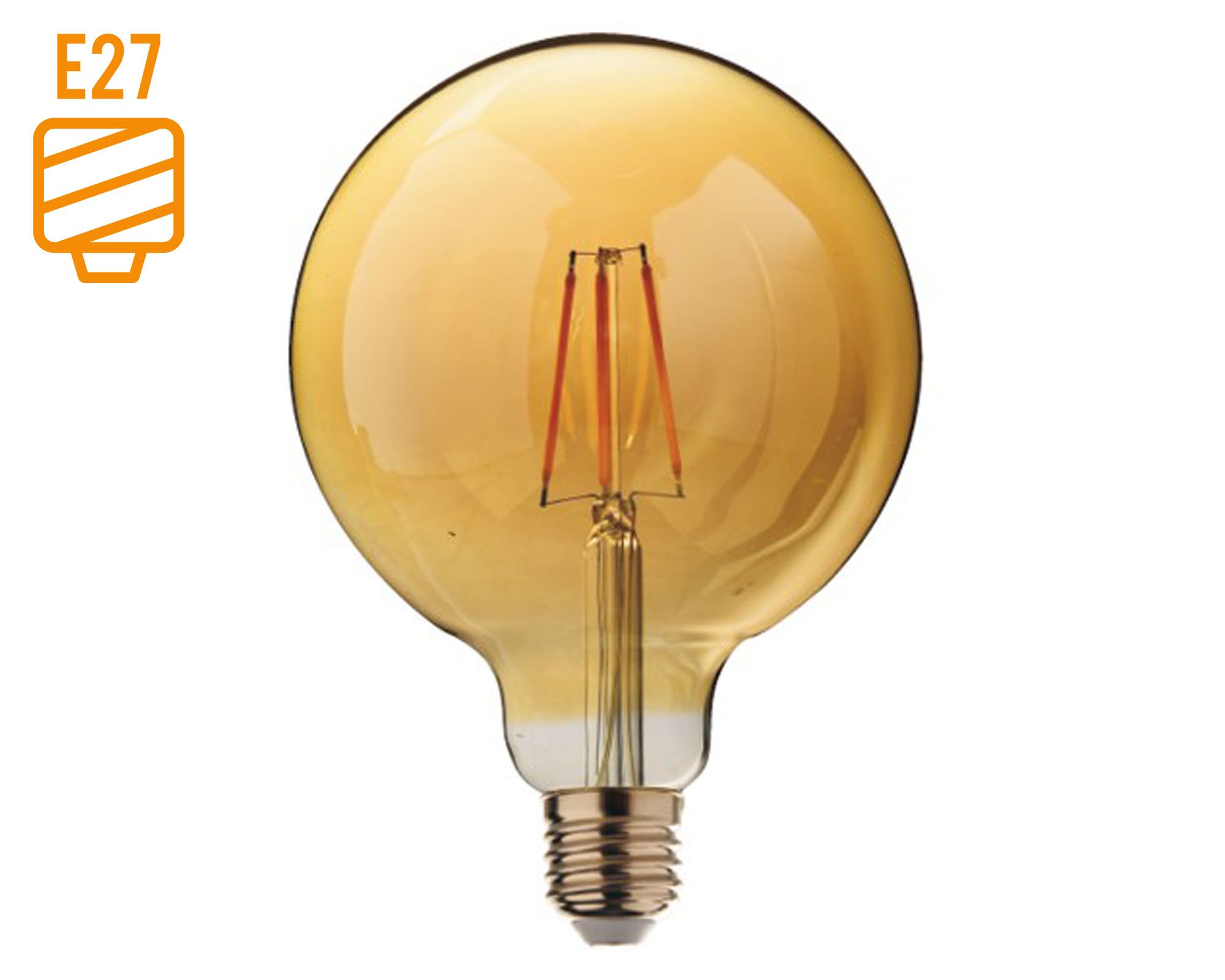 Ampolleta LED 6W E27 luz cálida Vintage Ledzone