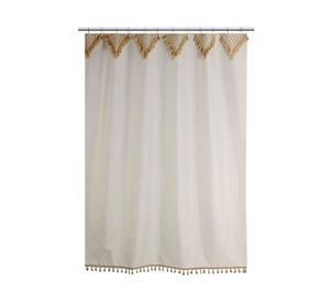 Cortina baño 180x180 cm Macramé Cotidiana