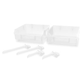 Caja contenedora transparente Ducasse Industrial.