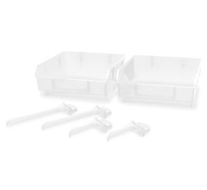 Caja contenedora transparente Ducasse Industrial.