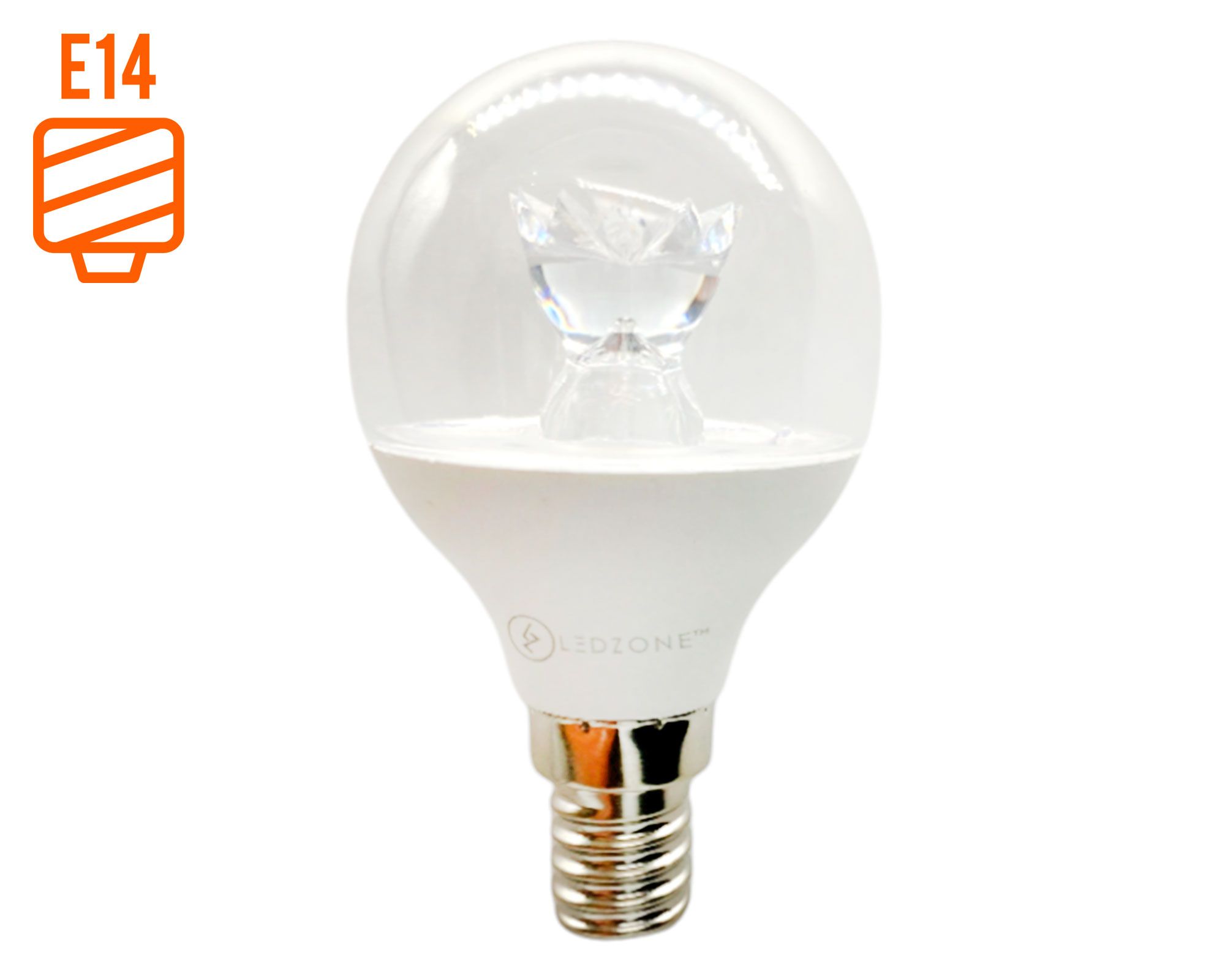Ampolleta led 4W E14 luz cálida