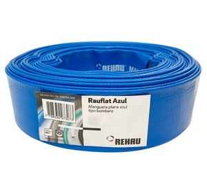 Manguera Rauflat plana azul 23x1000x2.5 cm