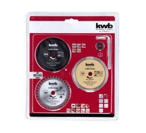 Set mini discos 89 x 10 mm 575915 5 piezas KWB