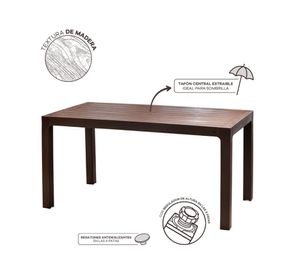 Mesa Roble café Reyplast.