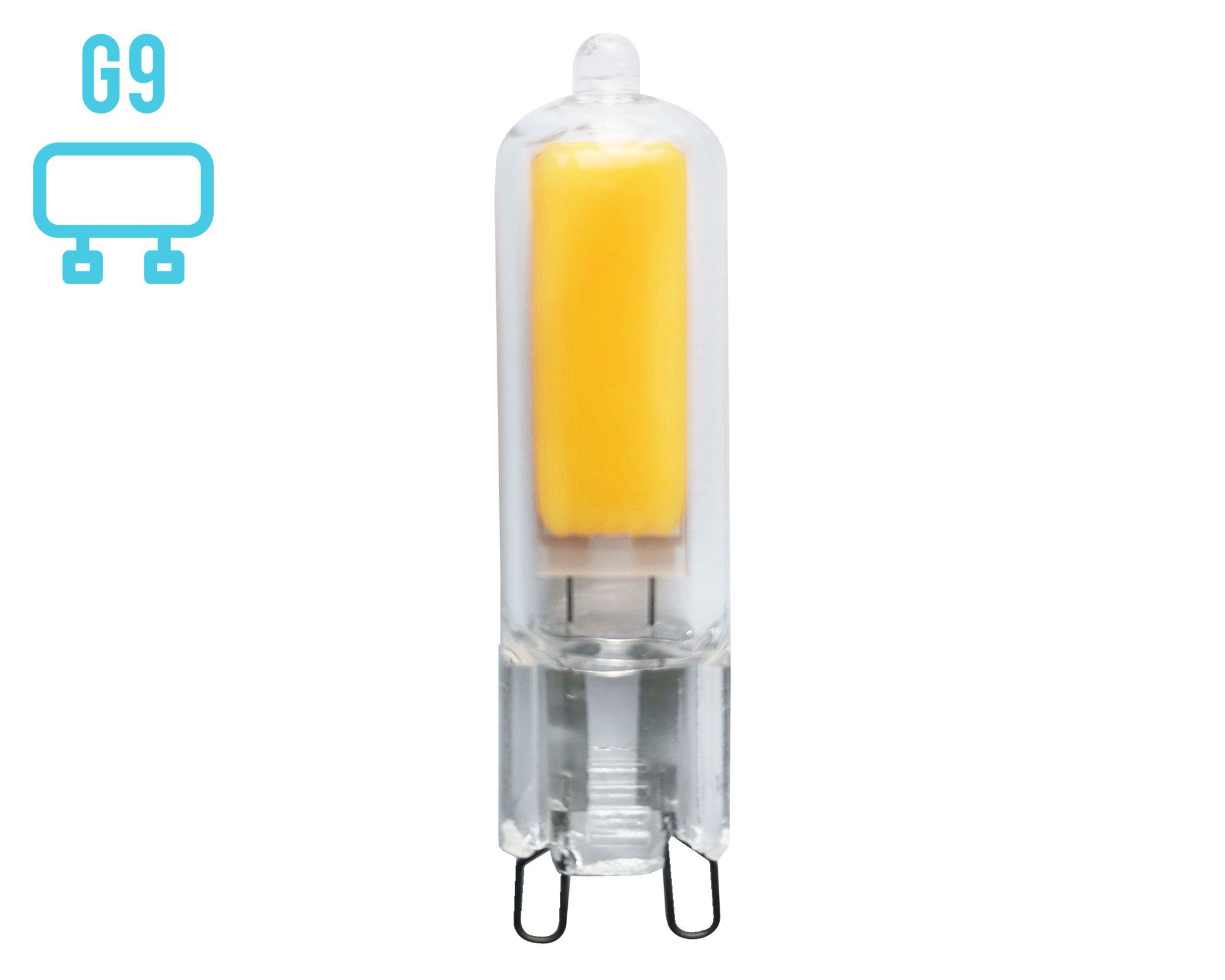 Ampolleta led 3W G9 luz cálida